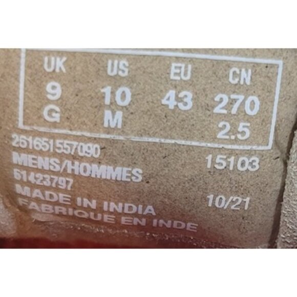 Clarks Gaskill Men's Size US 10M Nubuck Leather Gray Lace Up Sneakers 61423797 - Picture 10 of 10